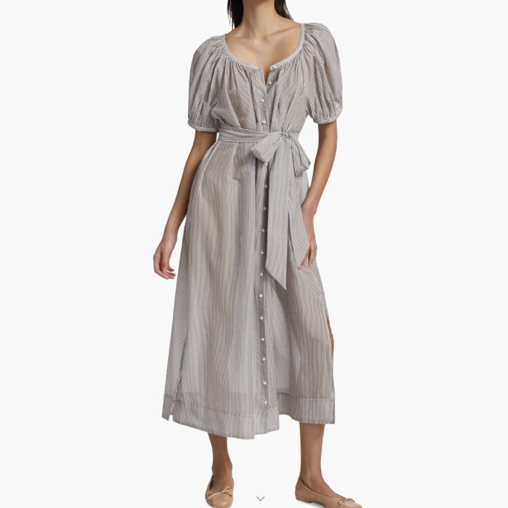 New/Never Worn DÔEN Juno Dress in Brighton Stripe / XXS